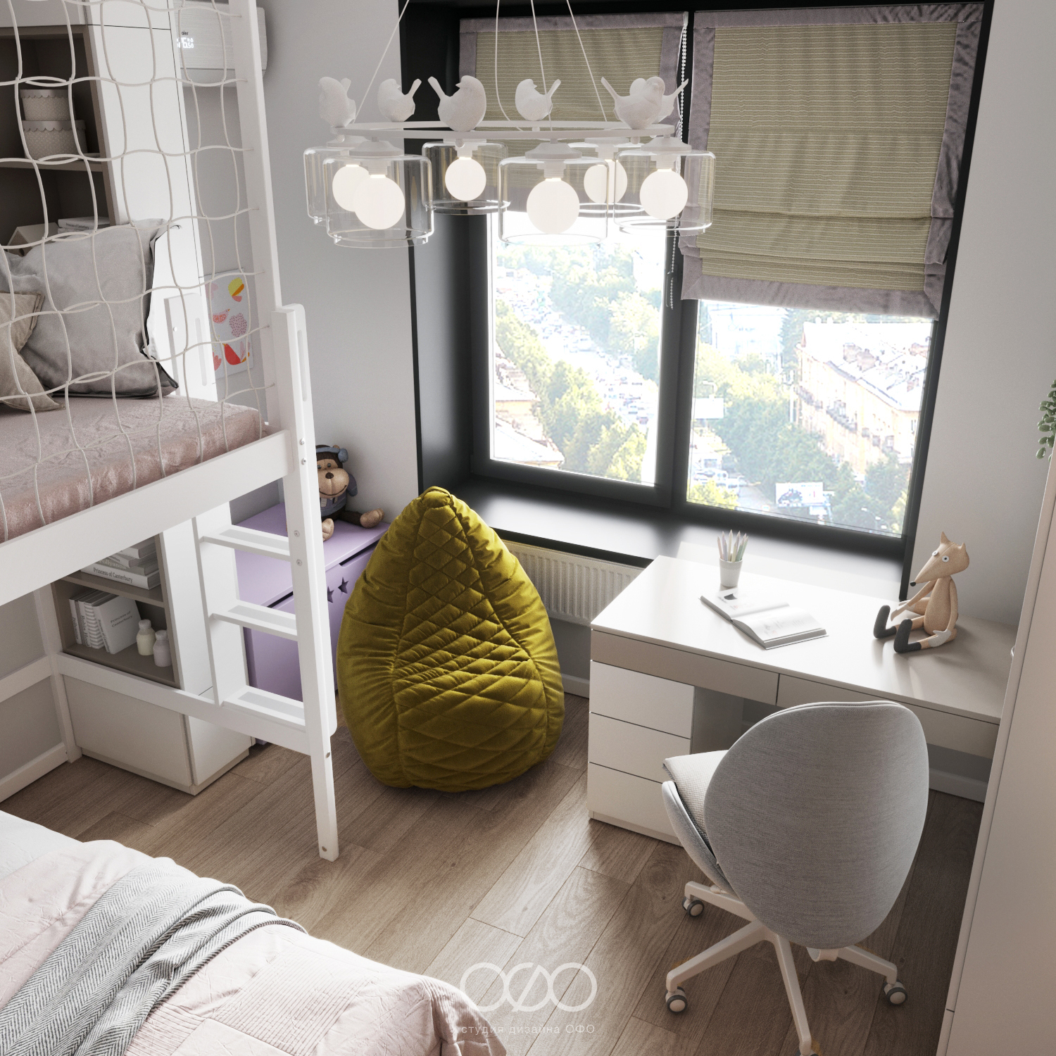 Дизайн спальни-кабинета: планировка и зонирование интерьера